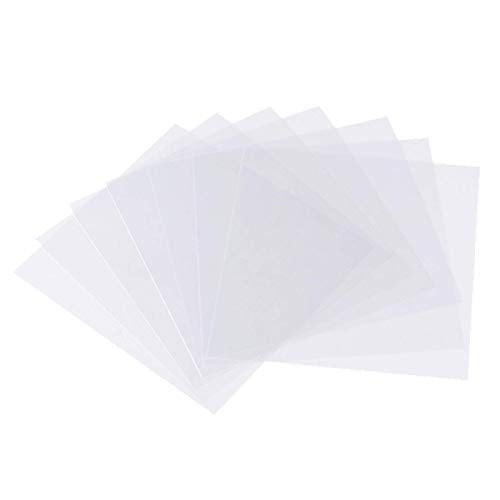 10 Pieces 10 mil Transparency Blank Template Material Stencils Mylar for Cutting Paper Clear Sheet 12 × 12 inch (1440 sq in)