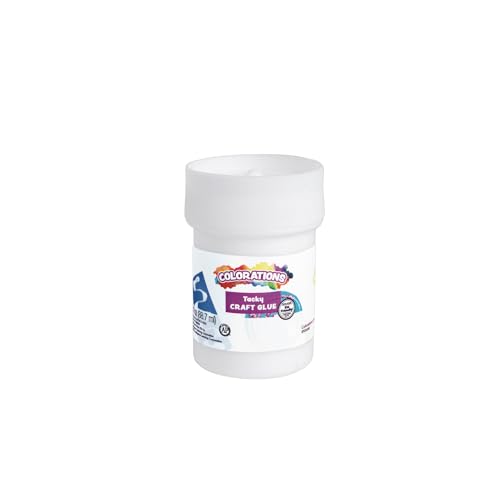 Tacky Craft Glue Jars with Brush Applicators (12 Count)