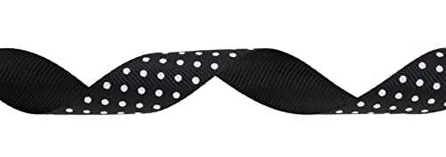 Polka Dot Grosgrain Ribbon 25 Yard Each Roll 100% Polyester
