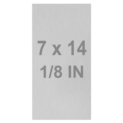 6061 T651 Aluminum Sheet Metal 7 x 14 x 1