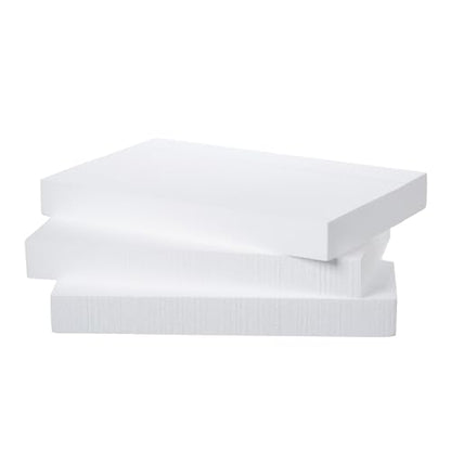 17x11x2in Craft Foam Blocks 3 Pack Styrofoam Sheets for Art Project