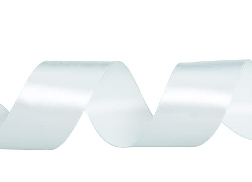1 1 2 Inch Light Blue Solid Satin Ribbon for Gift Wrapping
