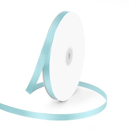 3 8" x 100 Yards Baby Blue Satin Ribbon Crafts Gift Wrapping