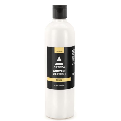 Matte Varnish for Acrylic Painting (12 Fl Oz)