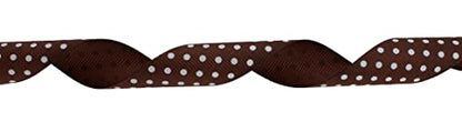 Polka Dot Grosgrain Ribbon 25 Yard Each Roll 100% Polyester