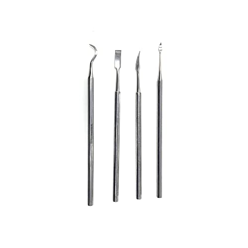 4 Pc Stainless Steel Spatula Wax & Clay Sculpting Tool Set (4 Count)