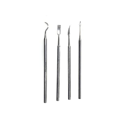 4 Pc Stainless Steel Spatula Wax & Clay Sculpting Tool Set (4 Count)