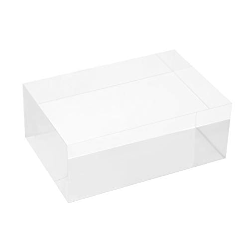 Clear Solid Acrylic Block