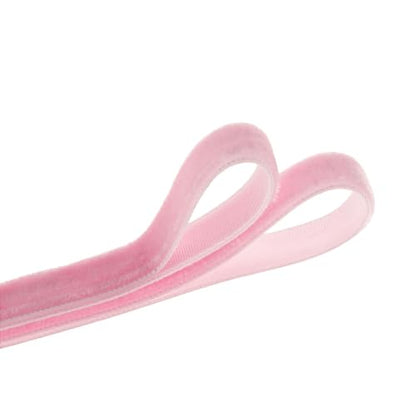 Vintage Pink Velvet Ribbon Christmas Ribbon for Gift Wrapping Crafts Christmas Tree Ornaments Garland Decorations