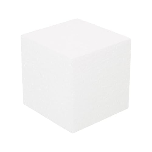 3x3x3in 24 Pack Craft Foam Square Polystyrene Square Cubes for Arts