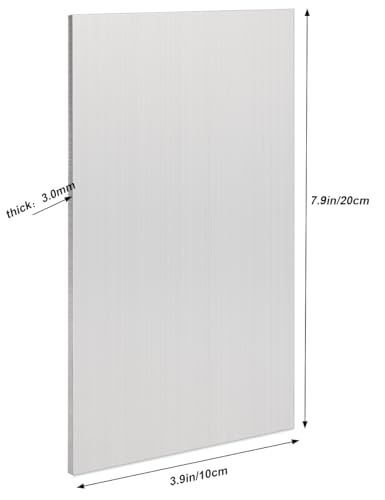 2 Pack 5052 H32 Aluminum Sheet Metal 8” x 4”x 1