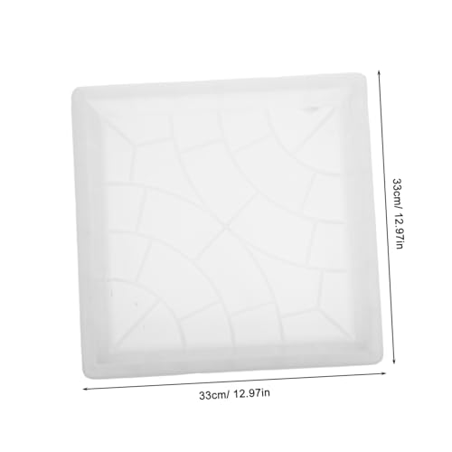 Reusable Concrete Pavement Mold for Garden Stepping Stones Plastic Diy Paver Mold for Pathways Patios and Courtyards Easy to Install and Maintain