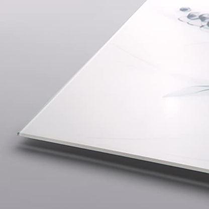 Frameless Free Floating Tempered Glass Panel Graphic Wall Art Ready to Hang