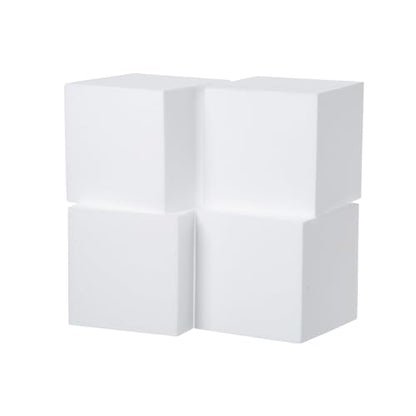 4 Pack Craft Foam Blocks 6x6x6in Polystyrene Brick for Arts School