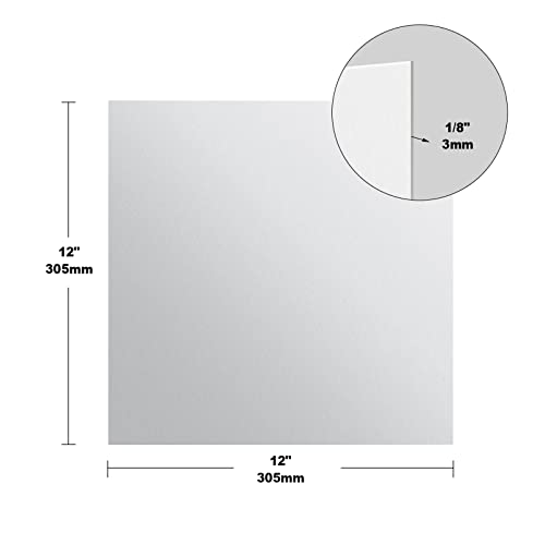 2 Pieces 6061 T651 Aluminum Sheet Metal 12 x 12 x1