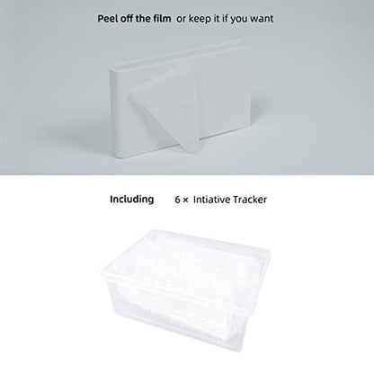 Acrylic Erasable Screen Top Initiative Trackers 6PCS for DND (6 Count)