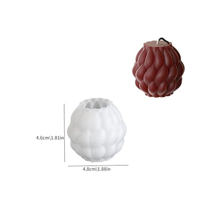 3 Pack Spiral Ball Cylinder Soap & Candle Mold (3 Count)