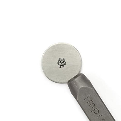 Hootie Metal Stamp Owl Design Steel Punch for Creative Jewelry Making & DIY Projects
