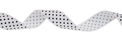 Polka Dot Grosgrain Ribbon 25 Yard Each Roll 100% Polyester