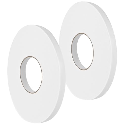 Double Sided Foam Tape 0.5In x 52.5FT 2 Pack (105 Foot)