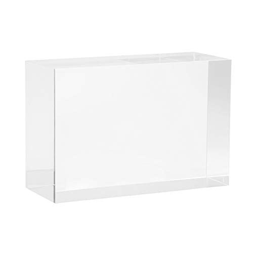 Clear Solid Acrylic Block