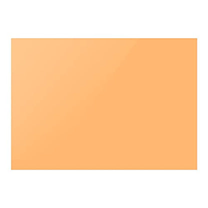 4Pcs A4 Gel Light Lighting Filter Overlay Transparent Color Correction Plastic Vinyl PVC Sheets Photography Television Orange (4 Count)