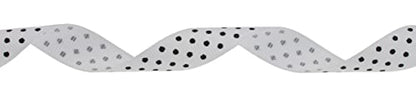 Polka Dot Grosgrain Ribbon 25 Yard Each Roll 100% Polyester