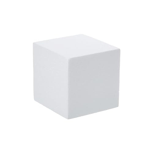 3 Pack Craft Foam Blocks 5x5x5in Polystyrene Square Foam Cubes Arts