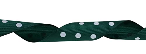Polka Dot Grosgrain Ribbon 25 Yard Each Roll 100% Polyester