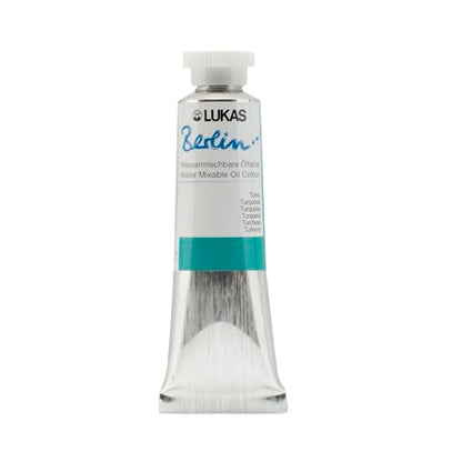 Berlin Pro Artists Water Mixable Oil Paint 37 ml Tube Turquoise
