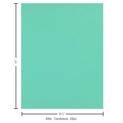 PA Paper Accents Stash Builder Cardstock 8.5" x 11" Aquarium