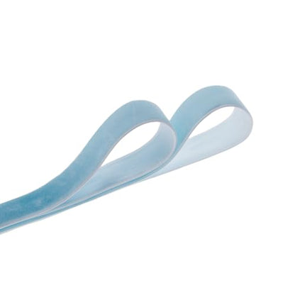 Vintage Sky Blue Velvet Ribbon Christmas Ribbon for Gift Wrapping Crafts Christmas Tree Ornaments Garland Decorations