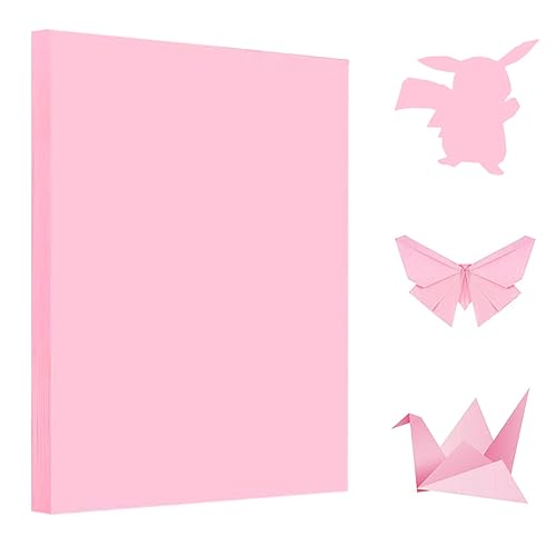 A4 Origami Paper Pink 100 Sheets (100 Count)