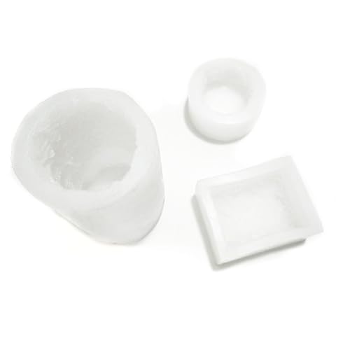 3PCS Rose Molds Silicone Candle Molds
