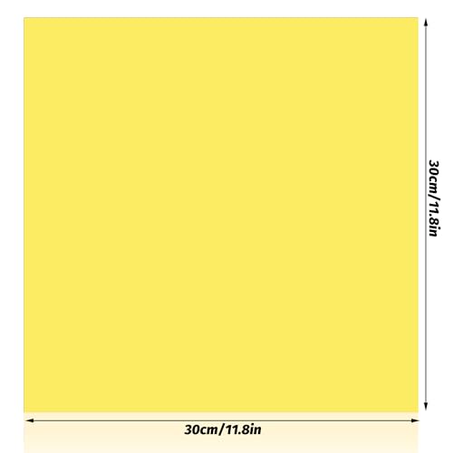9Pcs Lighting Gels Plastic Gel Light Filter Sheets 11.8 x 11.8 Inch (9 Count)