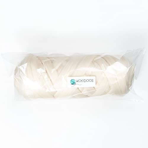 Natural Wool Bulk roving (64 Ounce)