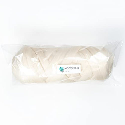 Natural Wool Bulk roving (64 Ounce)