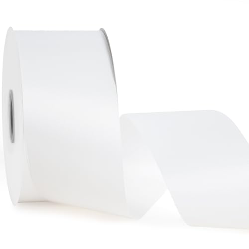 2.5 Inch White Polypropylene Ribbon