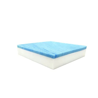 10" x 24" x 24" Cool Gel Memory Foam Bench Cushion Replacement Medium Firm