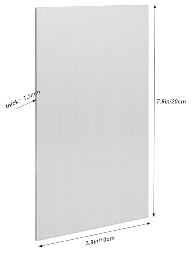 2 Pack 5052 H32 Aluminum Sheet Metal 8” x 4”x 1