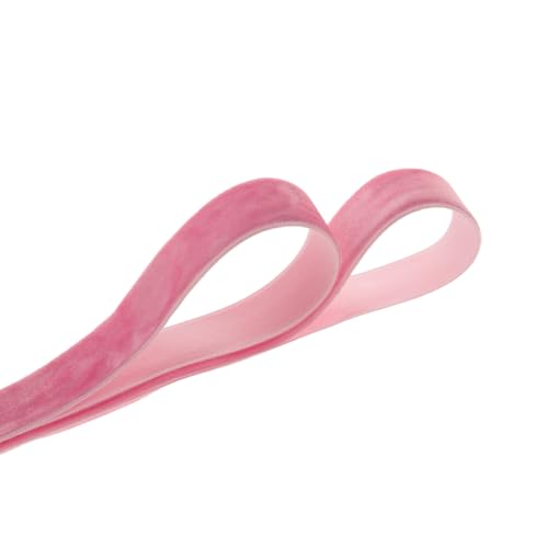 Vintage Peach Pink Velvet Ribbon Christmas Ribbon for Gift Wrapping Crafts Christmas Tree Ornaments Garland Decorations