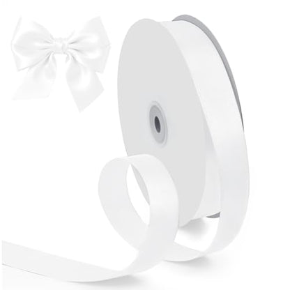 White Ribbon 1 Inch 100 Yards (300 Foot)