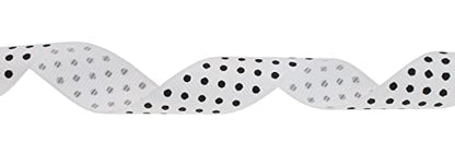 Polka Dot Grosgrain Ribbon 25 Yard Each Roll 100% Polyester