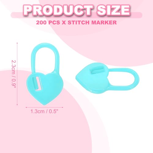 200pcs Stitch Markers for Crocheting