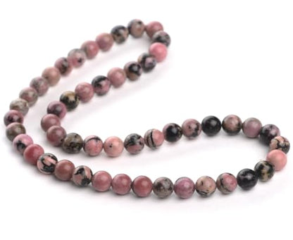 90pcs Adabele Natural Rhodonite Gemstone 4mm (90 Count)