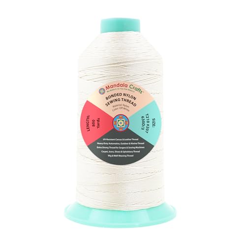 Size 207 630D T210 Off White Bonded Nylon Thread