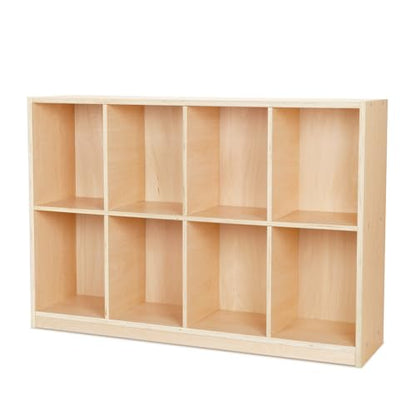 8 Compartment Wooden Storage Cabinet
