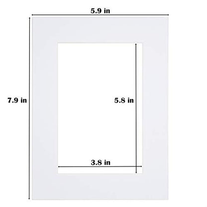 6x8 White Picture Mats (14 Count)