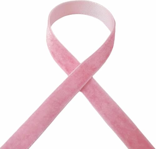 Vintage Pink Velvet Ribbon (75 Foot)