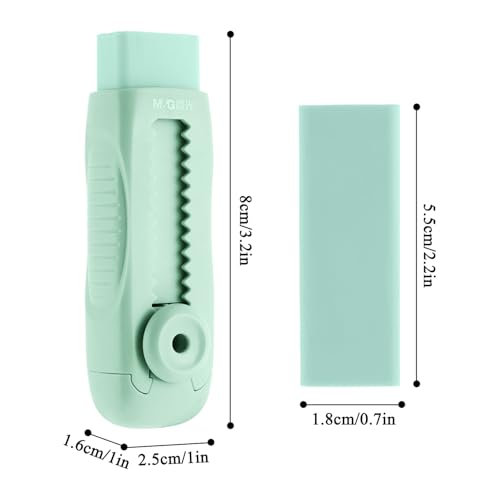 4+1 Pack Rubber Erasers Sliding Retractable Eraser (5 Count)